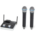 Photo of Samson SWC288MHQ8-D Concert 288m Dual Handheld Mic System with Tabletop Receiver and 2x Q8 - D Band 542-566MHz