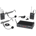 Samson SWC288PRES-I Concert 288 Presentation Dual Headset / Dual Lavalier Wireless Microphone System