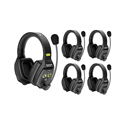 Saramonic WiTalk-WT5D 5-Person Full-Duplex 1.9GHz Wireless Headset Intercom System with Hard Case - Incl. LiIon Battery