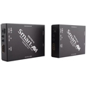 Photo of Smart-AVI HDX-POES HDMI/IR/Power Extender with Power Source and Wall Mount - Up to 250 Feet Over Single CAT5/5e/6 Cable