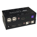 Photo of Smart AVI HKM-02S 2-Port HDMI with Stereo Audio USB 2.0/1.1 Switch