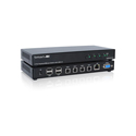 Smart-AVI SKM-04-PLUS 4-Port KM Switch with USB 2.0 Sharing and LAN