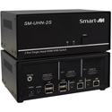 Smart-AVI SM-UHN-2S-S 2-Port HDMI KVM Switch with USB 2.0 Sharing and 4K UHD Resolution