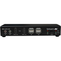 Smart AVI SM-UHX-2D Dual Head HDMI and DisplayPort KVM Switch with Audio and USB 2.0 Support - 2 Port