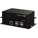 Smart-AVI USB2CX-S USB 2.0 over CAT5 Extender System - Includes USB2CX-TX-S USB2CX-RX-S and Two -PS5VD3A Power Supplies