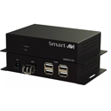 Photo of Smart-AVI USB2FX-S USB 2.0  Over Fiber Extender Set with Duplex LC Multimode SFP & Power Supplies - up to 6.2 miles