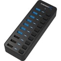 Photo of Sabrent HB-B7C3 60W 7-Port USB 3.0 Hub with 3 Smart Charging Ports and Individual Power Switches with LEDs