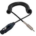 Photo of Sescom SC-CC-XLJMP ENG Cable 3-Pin XLR Female to 3.5mm TS Mono Male - 6 Foot Coiled