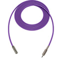 Photo of Sescom SC1.5MMJPE Audio Cable Canare Star-Quad 3.5mm TS Mono Male to 3.5mm TS Mono Female Purple - 1.5 Foot