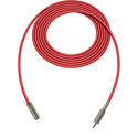 Photo of Sescom SC1.5MMJRD Audio Cable Canare Star-Quad 3.5mm TS Mono Male to 3.5mm TS Mono Female Red - 1.5 Foot
