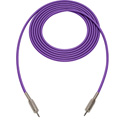 Photo of Sescom Audio Cable Canare Star-Quad 3.5mm TS Mono Male to 3.5mm TS Mono Male - Purple - 1.5 Foot