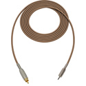 Photo of Sescom SC1.5MRBN Audio Cable Canare Star-Quad 3.5mm TS Mono Male to RCA Male Brown - 1.5 Foot