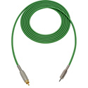 Photo of Sescom SC1.5MRGN Audio Cable Canare Star-Quad 3.5mm TS Mono Male to RCA Male Green - 1.5 Foot