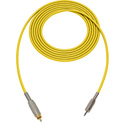 Photo of Sescom SC1.5MRYW Audio Cable Canare Star-Quad 3.5mm TS Mono Male to RCA Male Yellow - 1.5 Foot