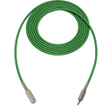 Photo of Sescom SC1.5MZMJZ Audio Cable Canare Star-Quad 3.5mm TRS Balanced Male to 3.5mm TRS Female - Green - 1.5 Foot