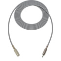 Photo of Sescom SC1.5MZMJZ Audio Cable Canare Star-Quad 3.5mm TRS Balanced Male to 3.5mm TRS Female - Grey - 1.5 Foot