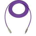 Photo of Sescom SC1.5MZMJZ Audio Cable Canare Star-Quad 3.5mm TRS Balanced Male to 3.5mm TRS Female - Purple - 1.5 Foot