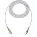 Photo of Sescom SC1.5MZMJZ Audio Cable Canare Star-Quad 3.5mm TRS Balanced Male to 3.5mm TRS Female - White - 1.5 Foot