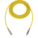 Photo of Sescom SC1.5MZMJZYW Audio Cable Canare Star-Quad 3.5mm TRS Balanced Male to 3.5mm TRS Balanced Female Yellow - 1.5 Foot