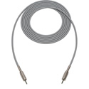 Photo of Sescom SC1.5MZMZGY Audio Cable Canare Star-Quad 3.5mm TRS Balanced Male to 3.5mm TRS Balanced Male Grey - 1.5 Foot