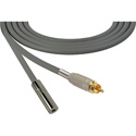 Photo of Sescom SC1.5RMJGY Audio Cable Canare Star-Quad RCA Male to 3.5mm TS Mono Female Grey - 1.5 Foot