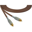 Photo of Sescom SC1.5RRBN Audio Cable Canare Star-Quad RCA Male to RCA Male Brown - 1.5 Foot