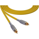 Photo of Sescom SC1.5RRYW Audio Cable Canare Star-Quad RCA Male to RCA Male Yellow - 1.5 Foot