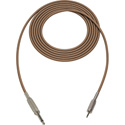Photo of Sescom SC1.5SMZBN Audio Cable Canare Star-Quad 1/4 TS Mono Male to 3.5mm TRS Balanced Male Brown - 1.5 Foot