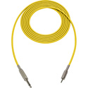 Photo of Sescom SC1.5SMZYW Audio Cable Canare Star-Quad 1/4 TS Mono Male to 3.5mm TRS Balanced Male Yellow - 1.5 Foot