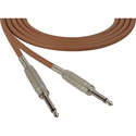 Photo of Sescom SC1.5SS Audio Cable Canare Star-Quad 1/4 TS Mono Male to 1/4 TS Mono Male - Brown - 1.5 Foot