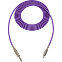 Photo of Sescom SC1.5SZMZPE Audio Cable Canare Star-Quad 1/4 TRS Balanced Male to 3.5mm TRS Balanced Male Purple - 1.5 Foot