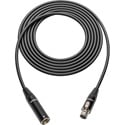 Sescom Audio Cable Canare L-2B2AT 3-Pin Mini XLR Male to 3-Pin Mini XLR Female Black - 1.5 Foot