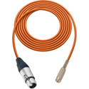 Photo of Sescom SC1.5XJMJOE Audio Cable Canare Star-Quad 3-Pin XLR Female to 3.5mm TS Mono Female Orange - 1.5 Foot