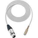 Photo of Sescom SC1.5XJMJWE Audio Cable Canare Star-Quad 3-Pin XLR Female to 3.5mm TS Mono Female White - 1.5 Foot