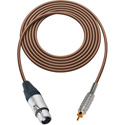 Photo of Sescom SC1.5XJRBN Audio Cable Canare Star-Quad 3-Pin XLR Female to RCA Male - Brown - 1.5 Foot