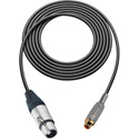Sescom Audio Cable Canare Star-Quad 3-Pin XLR Female to RCA Female - Black - 1.5 Foot
