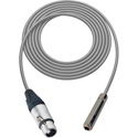 Photo of Sescom SC1.5XJSJZGY Audio Cable Canare Star-Quad 3-Pin XLR Female to 1/4 TRS Balanced Female Grey - 1.5 Foot
