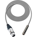 Photo of Sescom SC1.5XJSJZ Audio Cable Canare Star-Quad 3-Pin XLR Female to 1/4 TRS Balanced Female - Grey - 1.5 Foot