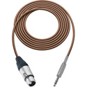 Photo of Sescom SC1.5XJSZBN Audio Cable Canare Star-Quad 3-Pin XLR Female to 1/4 TRS Balanced Male Brown - 1.5 Foot