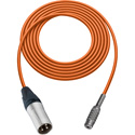Photo of Sescom SC1.5XMJOE Audio Cable Canare Star-Quad 3-Pin XLR Male to 3.5mm TS Mono Female Orange - 1.5 Foot