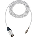 Photo of Sescom SC1.5XMWE Audio Cable Canare Star-Quad 3-Pin XLR Male to 3.5mm TS Mono Male White - 1.5 Foot