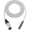 Photo of Sescom SC1.5XSJZWE Audio Cable Canare Star-Quad 3-Pin XLR Male to 1/4 TRS Balanced Female White - 1.5 Foot