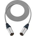 Photo of Sescom SC1.5XXGY Audio Cable Canare Star-Quad 3-Pin XLR Male to 3-Pin XLR Male Grey - 1.5 Foot