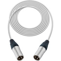 Photo of Sescom SC1.5XXWE Audio Cable Canare Star-Quad 3-Pin XLR Male to 3-Pin XLR Male White - 1.5 Foot