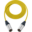 Photo of Sescom SC1.5XXYW Audio Cable Canare Star-Quad 3-Pin XLR Male to 3-Pin XLR Male Yellow - 1.5 Foot