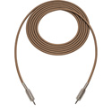 Photo of Sescom SC100MMBN Audio Cable Canare Star-Quad 3.5mm TS Mono Male to 3.5mm TS Mono Male Brown - 100 Foot