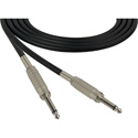 Sescom SC100SS Audio Cable Canare Star-Quad 1/4 TS Mono Male to 1/4 TS Mono Male Black - 100 Foot
