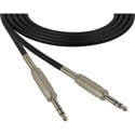 Sescom SC100SZSZ Audio Cable Canare Star-Quad 1/4 TRS Balanced Male to 1/4 TRS Balanced Male Black - 100 Foot