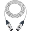 Photo of Sescom SC100XJXJWE Audio Cable Canare Star-Quad 3-Pin XLR Female to 3-Pin XLR Female White - 100 Foot