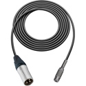 Sescom SC100XMJ Audio Cable Canare Star-Quad 3-Pin XLR Male to 3.5mm TS Mono Female Black - 100 Foot